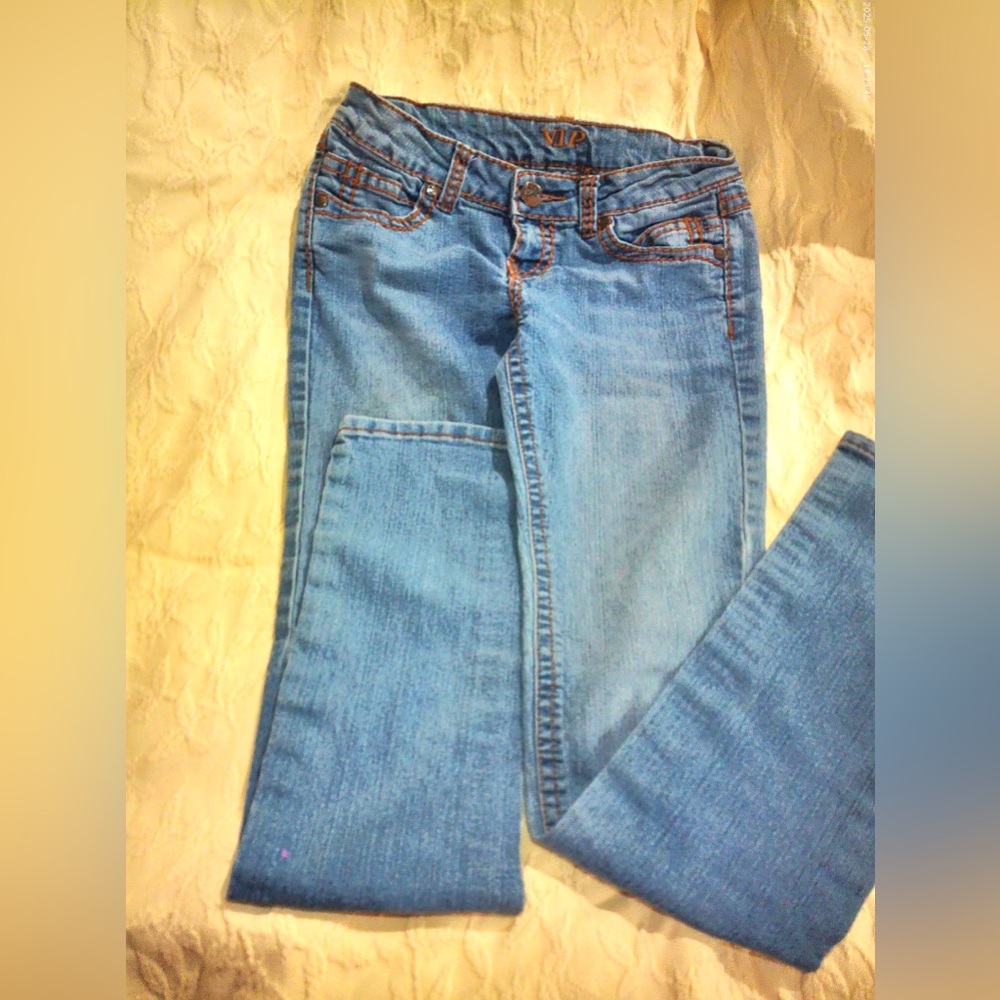 VIP Blue Straight Leg Jeans Classic Denim